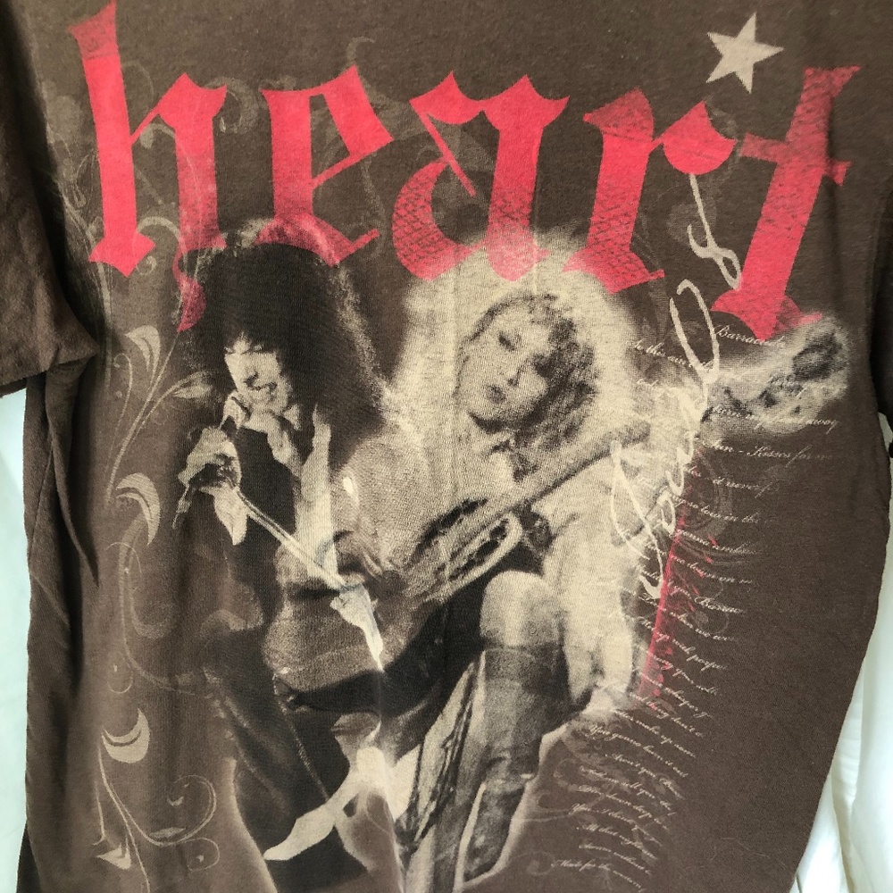 HEART 2008 Human Tour Band Rock n Roll tee